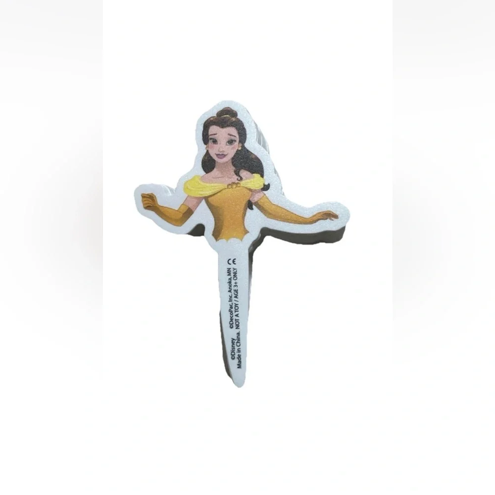 Disney DecoPac Princess Pick Cake/Cupcake Toppers - Vibrant Colors